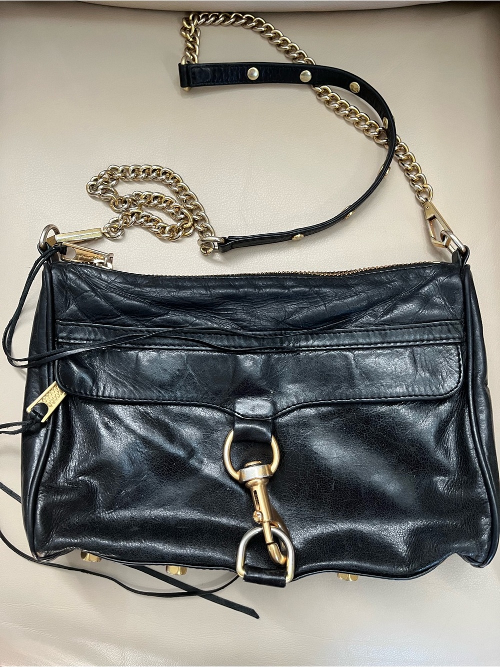 Rebecca Minkoff Black MAC purse large